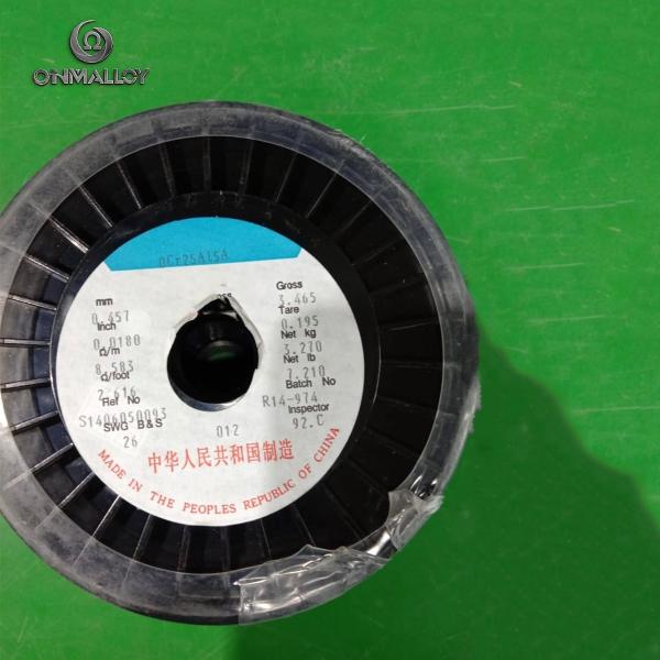 SWG26 0.457mm Excellent Creep Resistance 0Cr25Al5 Wire FeCrAl25/5 Alloy For