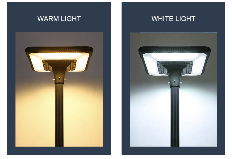 45W Quare Shape Outdoor Garden Solar Light All In One IP65 For Communities Parks