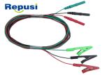 Tab Surface Alligator Clip Leads In Neurology Area Singles With Colors Black