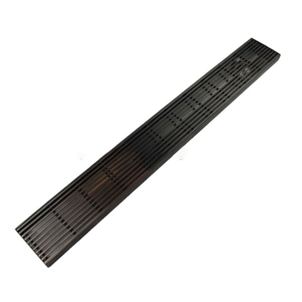 SS Linear Floor Drain Clean Drain Drains Stainless/Titanium Black/Brushed Brass Strainer Watermark 100PCS
