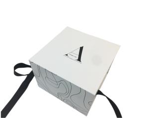 Wholesale Threaded Ribbon Double Opening Half Fold Graffiti Christmas Gift Box Egg Packaging from china suppliers