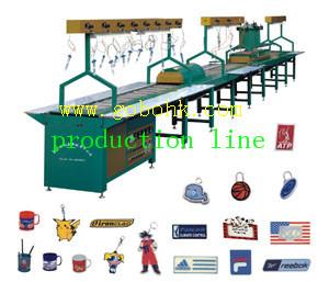 Wholesale pvc keychain/photo frame/label/shoe sole/car mat production line sgs ce ex-factory price from china suppliers