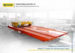 Ferry transfer cart enable cargo transfer between cross railways