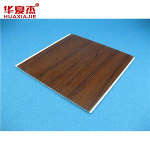 Wholesale Dark Wooden Pattern PVC Garage Ceiling Panels For Interior Decoration SGS from china suppliers