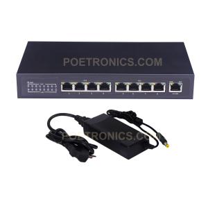 Wholesale POE-S1081F 8 Port IEEE802.3af 10/100Mbps 15.4W POE Switch (96W External Power) from china suppliers