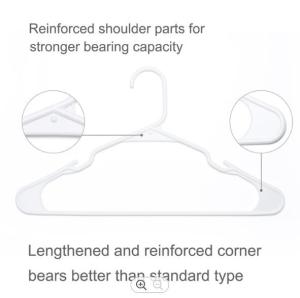 Wholesale PP Thick Plastic Hangers Adult Clothing Plastic Tubular Hangers from china suppliers