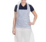 White / Blue Disposable Aprons On A Roll Non Toxic Without Sleeves