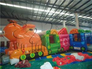 Wholesale new lovely fruit train inflatable bouncer for sale from china suppliers