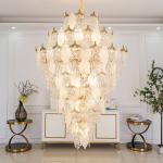 Villa Duplex Staircase Design Modern Crystal Chandelier Creative Fashionable