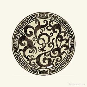 Wholesale Luxury Looking Water Jet Marble Medallion For Interior Floor Custom Size Available from china suppliers