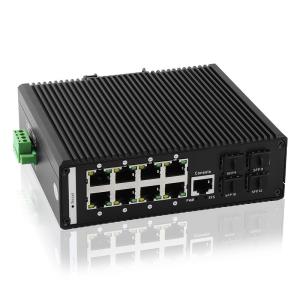 Wholesale 8 Port Gigabit Industrial Unmanaged POE Switch 4 Gigabit SFP Switch from china suppliers