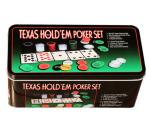 OEM Texas Hold 'Em Poker Set Blackjack Game With 200 Chips Tablecloth In