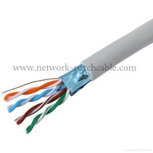 Wholesale Computer 4P Cat 5e FTP Cable 24AWG LAN Cable IEC60332-1 1000 ft/box from china suppliers