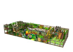 Wholesale Middle Size Kids Indoor Playground Equipment Inside Jungle Gym Anti Crack from china suppliers