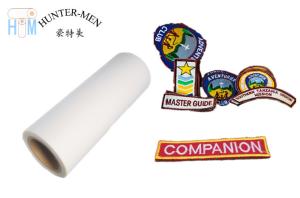 Wholesale Milky White Thermal Adhesive PES Film Embroidery Patch Backing Glue For Clothing from china suppliers