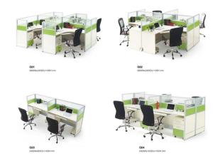 Wholesale modern 4 seater office panel partition furniture from china suppliers