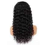 Black Deep Wave 18" 13x6 Lace Front Wig 250 Density