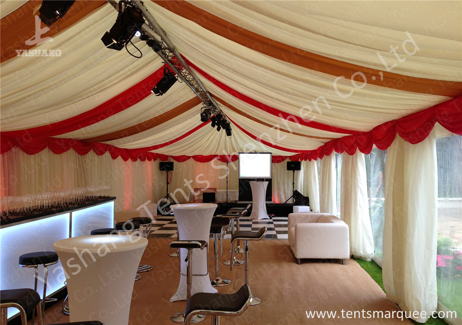 Custmized Outdoor Tents Marquee Luxury Decoration for Wedding Parties