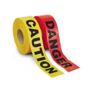 Wholesale 100m 200m Safety Plastic Barrier Tape Yellow Red Green Black Any Color from china suppliers
