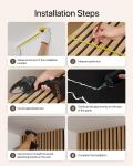 Acoustic Wood Wall Veneer Slat Panels - Soundproof Paneling | Wall Panels for
