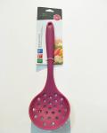 custom different types Hygienic Culinary Silicone Slotted Spoon kitchen utensil