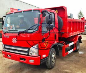 Wholesale 3 Cubic 6 Wheeler Tipper Truck , 3 - 5 Tons Light Duty Dual Axle Dump Truck from china suppliers