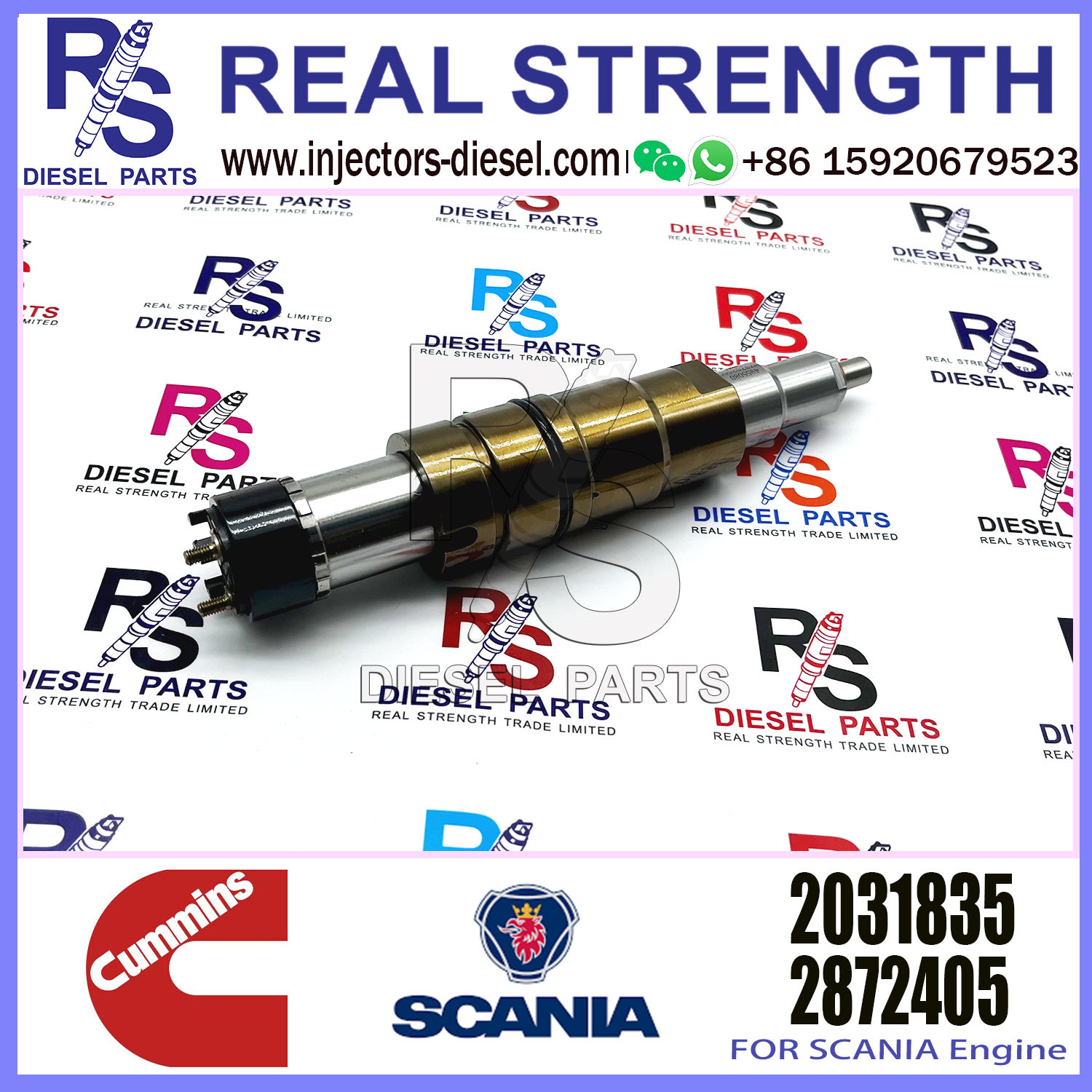 Diesel Fuel Injectors 2031835 575176 2894920 1948565 2029622 2872289 2872544 For Cummins SCANIA