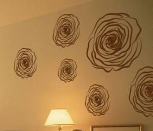 Wholesale Designer Reusable Wall Flower Stickers G226, /Floral Wall Stickers /Decal Wall Stickers /Wall Sticker Art from china suppliers