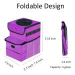 Car Trash Can For Car Cute, Car Trash Bag Bin Hanging Waterproof Automotive Car