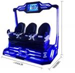 Most Exciting Virtual Realited Movies 3DOF Dynamic Motion 3 Chairs VR Cinema 9D
