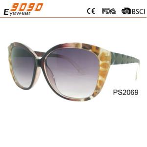 Wholesale Sunglasses in fashionable design,made of plastic ,suitable for men and women from china suppliers