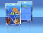 PET / CPP Side - Seal Stand Up Zipper Sea Food Snack Bag Packaging