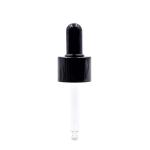Bright Black Center Ring Plastic Dropper Pipette Cap 18 410 Anodized