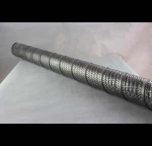 Wholesale 316 316L Perforated Exhaust Tubing Length 10mm-6000mm Wire Mesh Cylinder from china suppliers