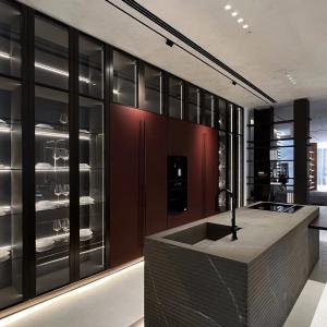 Wholesale Custom Luxury Stainless Steel Kitchen Furniture Cupboards &amp; Solid Wood Kitchen Cabinets Designs – Modern, Affordable, And High-Quality Kitchen from china suppliers