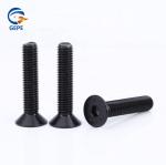 DIN7991 Flat Head Hex Socket Screw Black Oxide Grade 10.9 Steel