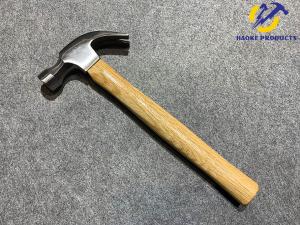 Wholesale 8OZ-24OZ Forged Steel Materials American Type Claw Hammer With Natural Color Wooden Handle from china suppliers
