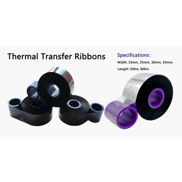 Customizable Thermal Transfer Ribbons Solvent Resistant Barcode Ribbon Roll