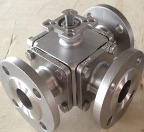 Wholesale 3 way Forged Stainless Steel Ball Valve With Flanged Connection from china suppliers