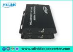 2 Channel fiber optic video transmission CVI TVI AHD digital video converter