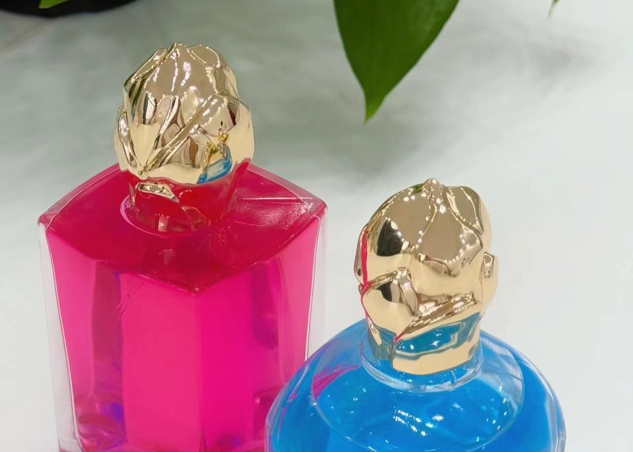 Zamak Flower-Shaped Metal Perfume Cap Perfume Lids With High-End Zinc Alloy