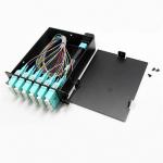 ROHS MOP MTP Fiber Cassette Module For 1U Fiber Optic Patch Panel
