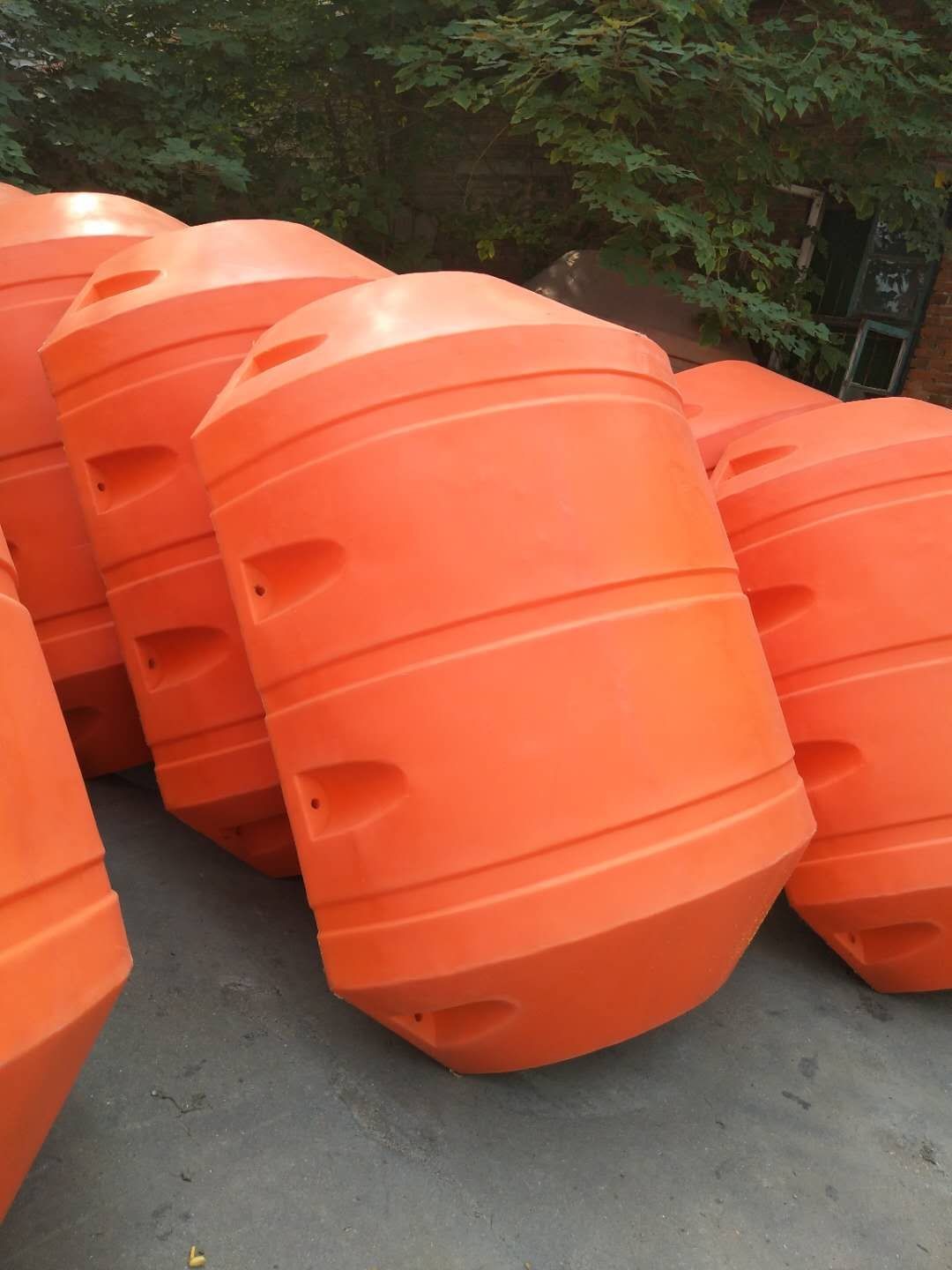 Inner diameter 560mm PE pipe floater for dredge