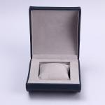 Hand Made Wrist Watch Storage Box , Soft Grey Velvet Lining Mens Leather Watch