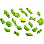 NO Inflatable Green Resin Holds for within Indoor and Outdoor Rock Climbing Wall