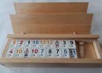Unfinished Natural Solid Wood Gift Packaging Box With Sliding Lid For Poker