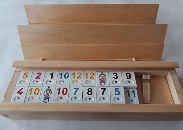 Unfinished Natural Solid Wood Gift Packaging Box With Sliding Lid For Poker