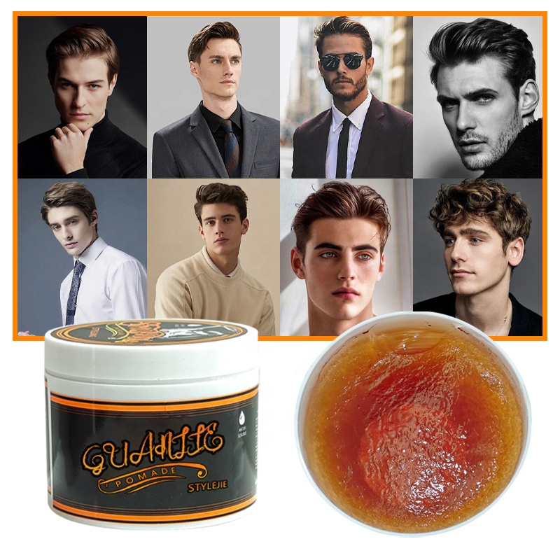 Acceptable Customization Shine Strong Hold Curly Hair Pomade For Professional Styling
