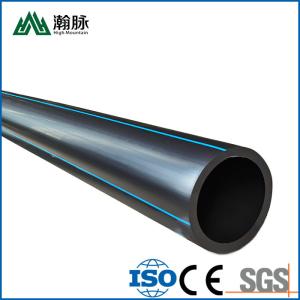 Wholesale Hot Melt Black HDPE Water Supply Pipes Polyethylene PE 100 Solid Wall Drainage Pipe from china suppliers