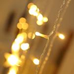 96 LED Curtain Icicle Lights 3m For Christmas Decoration